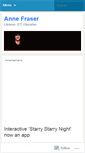 Mobile Screenshot of annefraser.wordpress.com