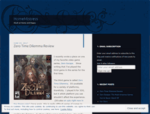 Tablet Screenshot of homemistress.wordpress.com