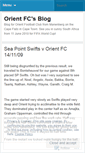 Mobile Screenshot of orientfootballclub.wordpress.com