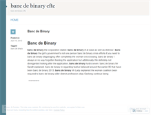 Tablet Screenshot of in.bancdebinarycftc.wordpress.com