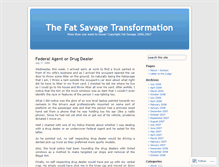 Tablet Screenshot of fatsavage.wordpress.com