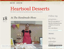 Tablet Screenshot of heartsouldesserts.wordpress.com