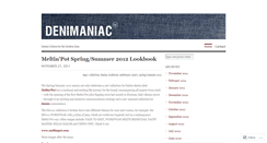 Desktop Screenshot of denimaniac.wordpress.com