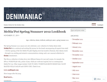 Tablet Screenshot of denimaniac.wordpress.com