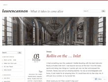 Tablet Screenshot of laurencannon.wordpress.com