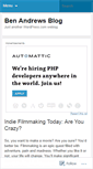 Mobile Screenshot of benjaminandrews.wordpress.com