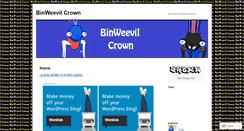 Desktop Screenshot of binweevilcrown.wordpress.com