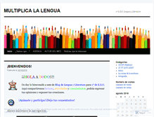 Tablet Screenshot of multiplicalalengua.wordpress.com