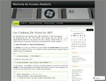 Tablet Screenshot of alejandrosazo.wordpress.com