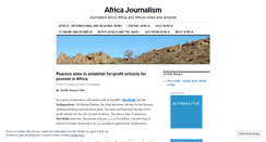 Desktop Screenshot of ksafricajournalism.wordpress.com