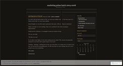 Desktop Screenshot of marketing4daw1n.wordpress.com