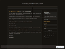 Tablet Screenshot of marketing4daw1n.wordpress.com