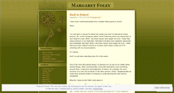 Desktop Screenshot of foleydmargaret.wordpress.com