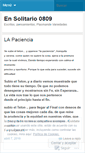 Mobile Screenshot of ensolitario0809.wordpress.com