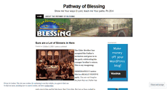 Desktop Screenshot of pathwayofblessing.wordpress.com