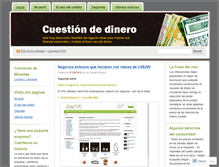 Tablet Screenshot of cuestiondedinero.wordpress.com