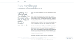 Desktop Screenshot of hockey9egg.wordpress.com