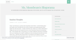 Desktop Screenshot of moonbeam.wordpress.com