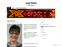 Tablet Screenshot of jodyiveswhite.wordpress.com