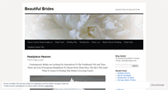 Desktop Screenshot of beautifulbeautifulbrides.wordpress.com