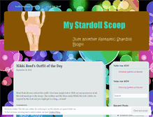 Tablet Screenshot of mystardollscoop.wordpress.com
