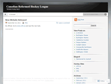 Tablet Screenshot of crhl.wordpress.com