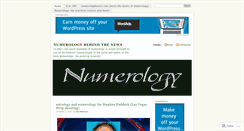 Desktop Screenshot of mynumerologist.wordpress.com