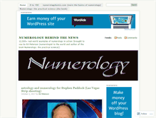 Tablet Screenshot of mynumerologist.wordpress.com