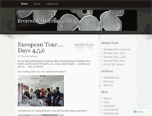 Tablet Screenshot of bronwenheilman.wordpress.com