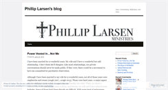 Desktop Screenshot of larsenphillip.wordpress.com