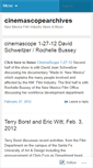 Mobile Screenshot of cinemascopearchives.wordpress.com