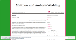 Desktop Screenshot of pbwedding.wordpress.com