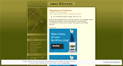 Desktop Screenshot of dreihaelften.wordpress.com