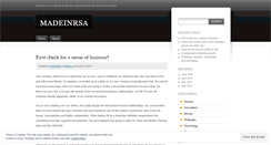 Desktop Screenshot of madeinrsa.wordpress.com