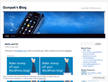 Tablet Screenshot of gsmpak.wordpress.com