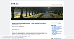 Desktop Screenshot of ecenz.wordpress.com