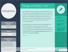 Tablet Screenshot of hiduptama.wordpress.com