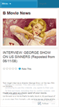 Mobile Screenshot of bmovienews.wordpress.com