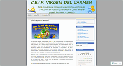 Desktop Screenshot of ceipvirgendelcarmen.wordpress.com