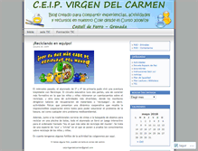 Tablet Screenshot of ceipvirgendelcarmen.wordpress.com