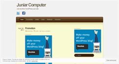 Desktop Screenshot of juniarcomp.wordpress.com