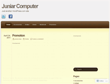 Tablet Screenshot of juniarcomp.wordpress.com