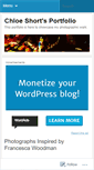 Mobile Screenshot of cshortportfolio.wordpress.com