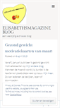 Mobile Screenshot of elisabethsmagazine.wordpress.com