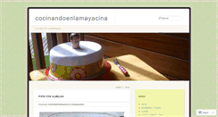 Desktop Screenshot of cocinandoenlamayacina.wordpress.com