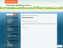Tablet Screenshot of kathleengtourism.wordpress.com