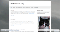 Desktop Screenshot of pandamoniumcat.wordpress.com