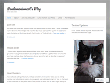 Tablet Screenshot of pandamoniumcat.wordpress.com