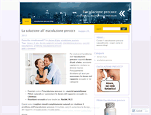 Tablet Screenshot of eiaculazioneprecoce1.wordpress.com