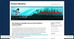 Desktop Screenshot of houstonmarathon.wordpress.com